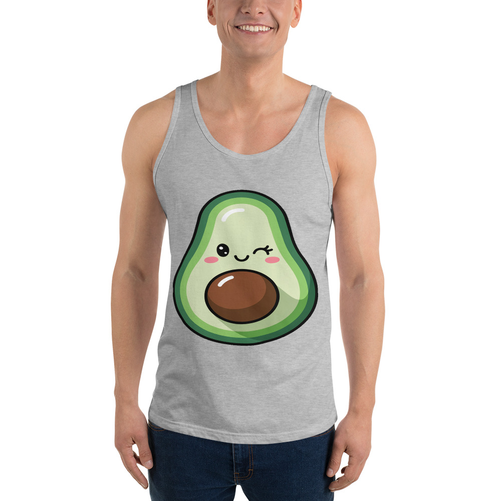 Cute Avocado Motivation Tank Top