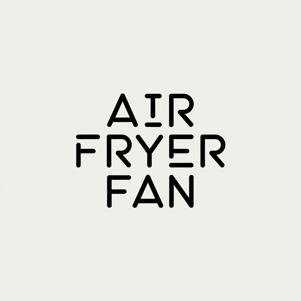 Air Fryer Fan Logo Poster